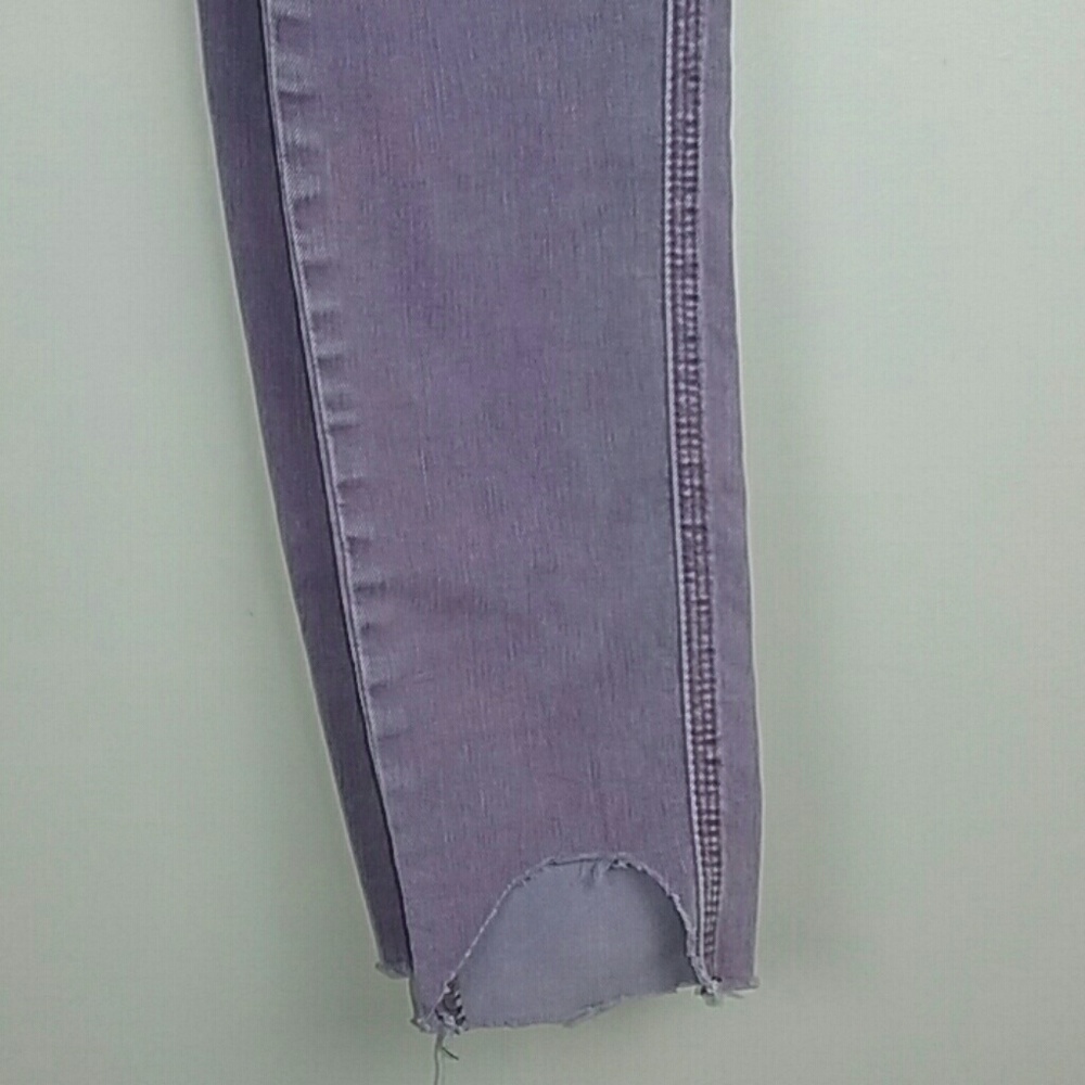Free People skinny jeans raw hem 25 - Picture 9 of 9